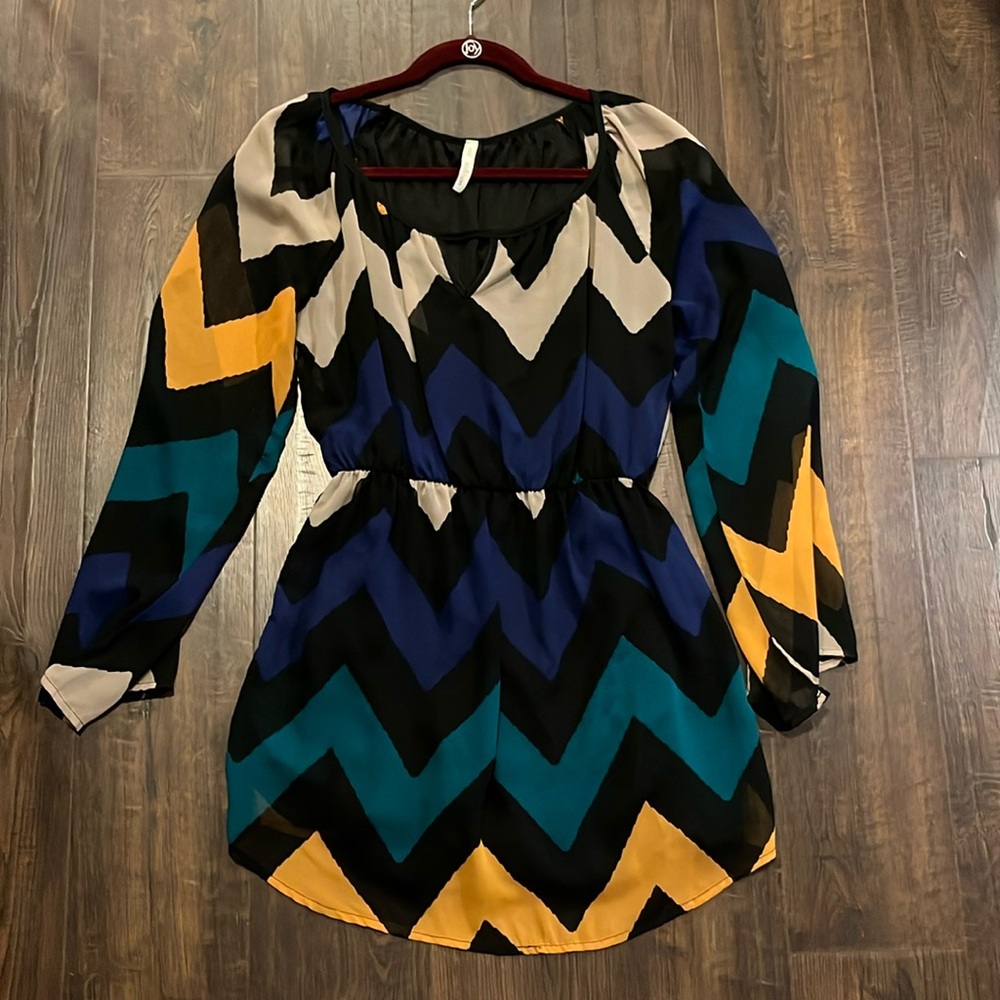 Vintage Fall / Winter Dress Size Small Long Sleeve